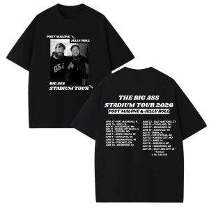 Post Malone & Jelly Roll The Big Ass Stadium Tour Part 2 Shirt