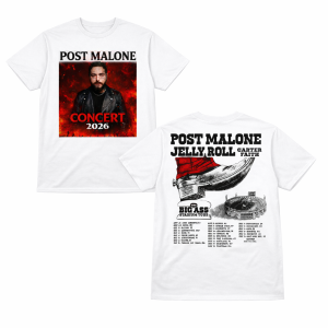 Post Malone Big Ass Stadium Tour 2026 Collector’s Shirt